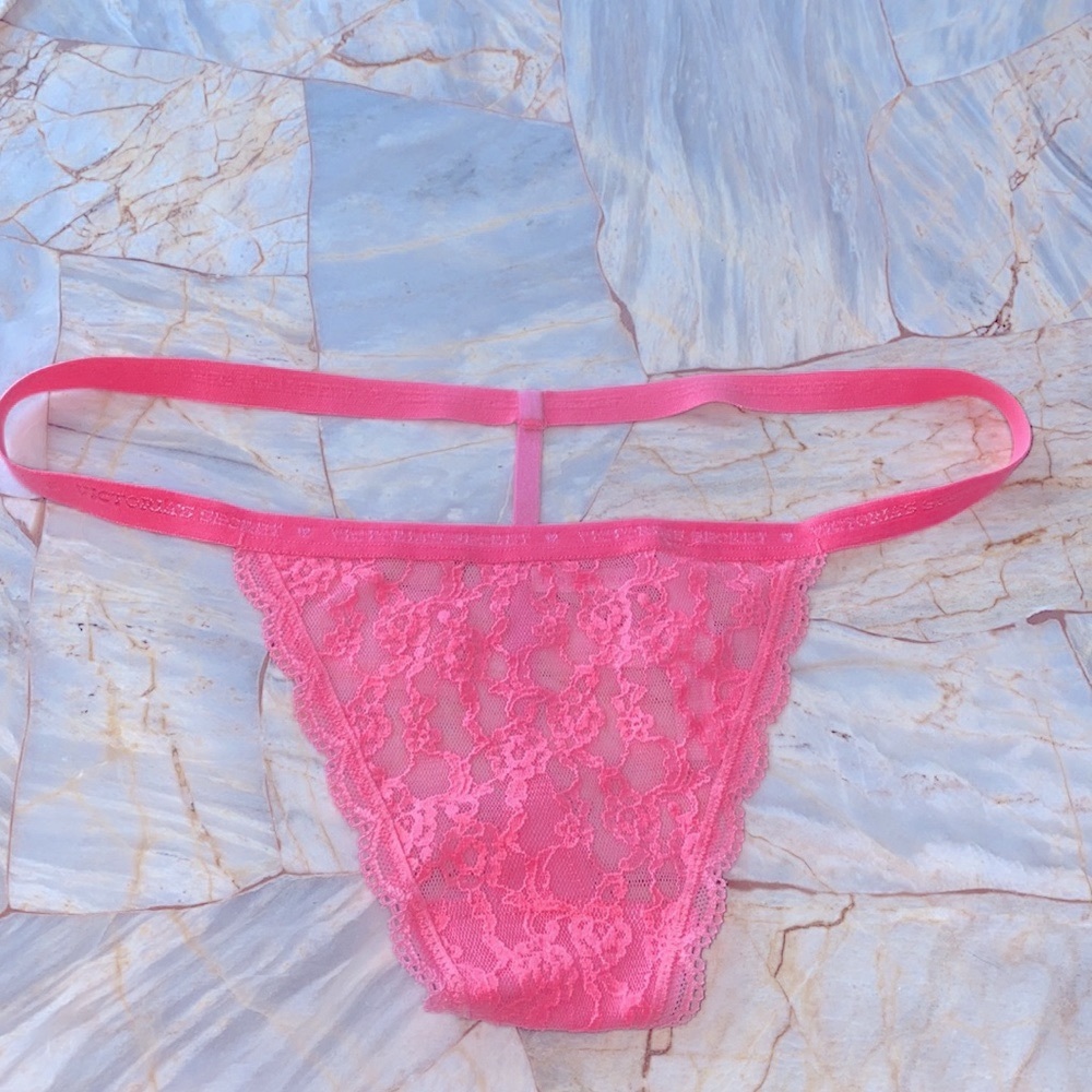 Rare Sheer Mesh V-String Very Sexy Thong Panty Vintage Underwear Panties Medium
